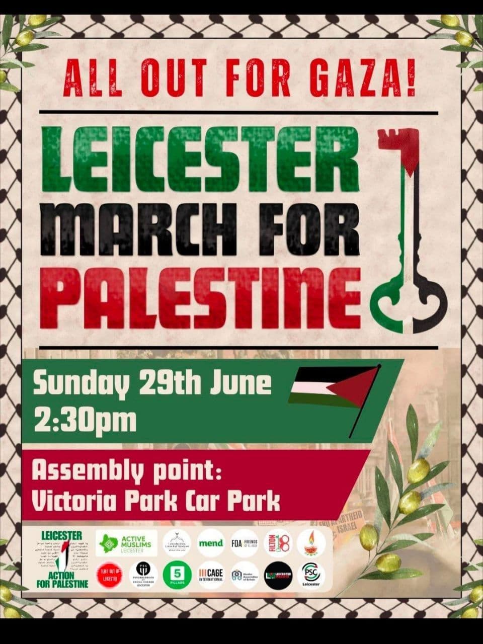 LEICESTER MARCH FOR PALESTINE