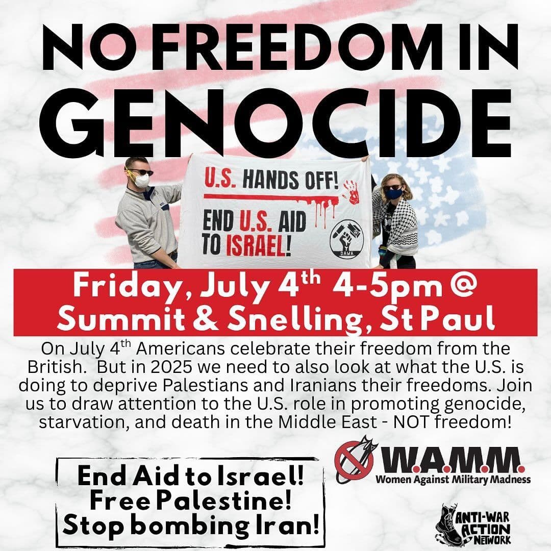 NO FREEDOM IN GENOCIDE