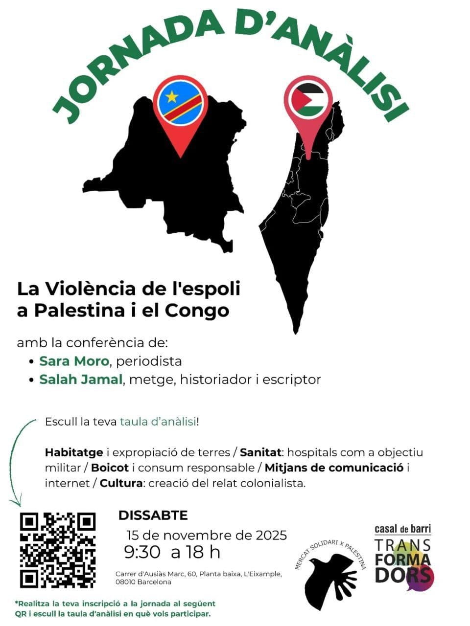 La Violència de l'espoli a Palestina i el Congo