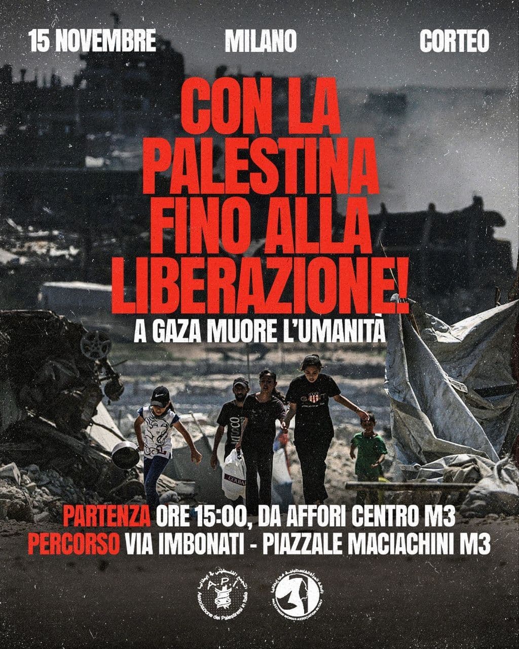 CON LA PALESTINA FINO ALLA LIBERAZIONEL
