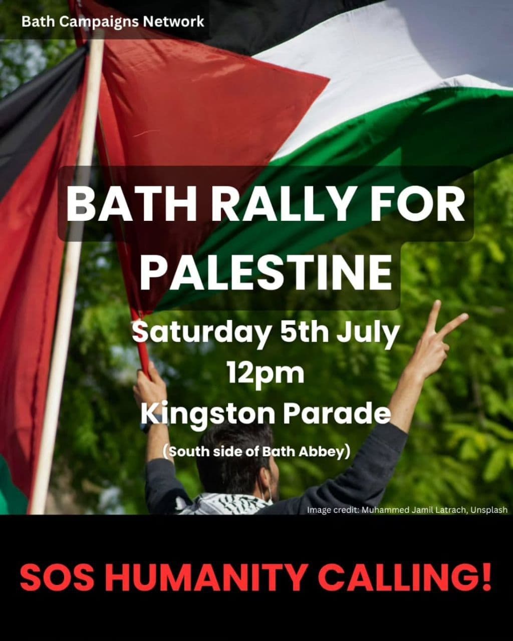 BATH RALLY FOR PALESTINE