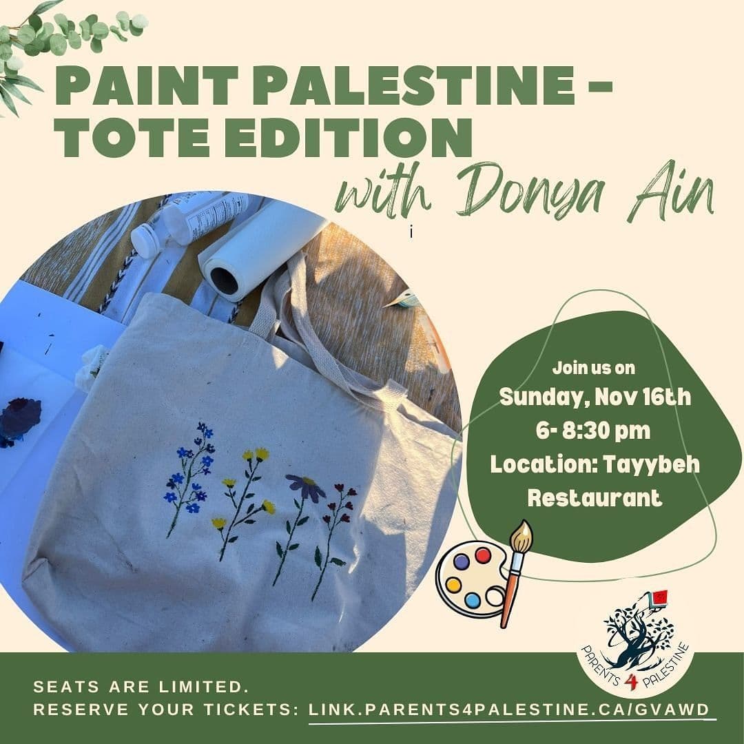 PAINT PALESTINE - TOTE EDITION