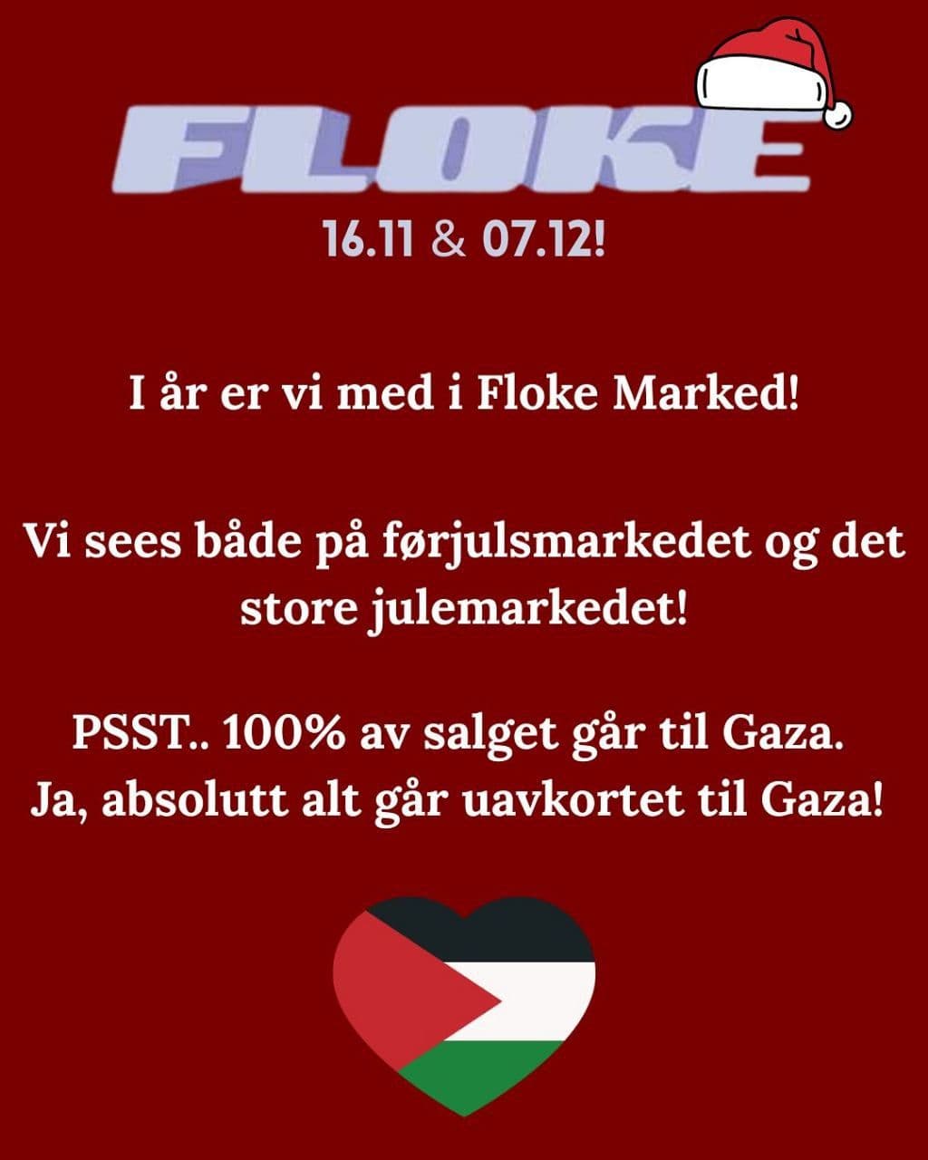 I ar er vi med i Floke Marked!