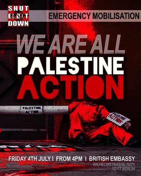 WE ARE ALL PALESTINE ACTION
