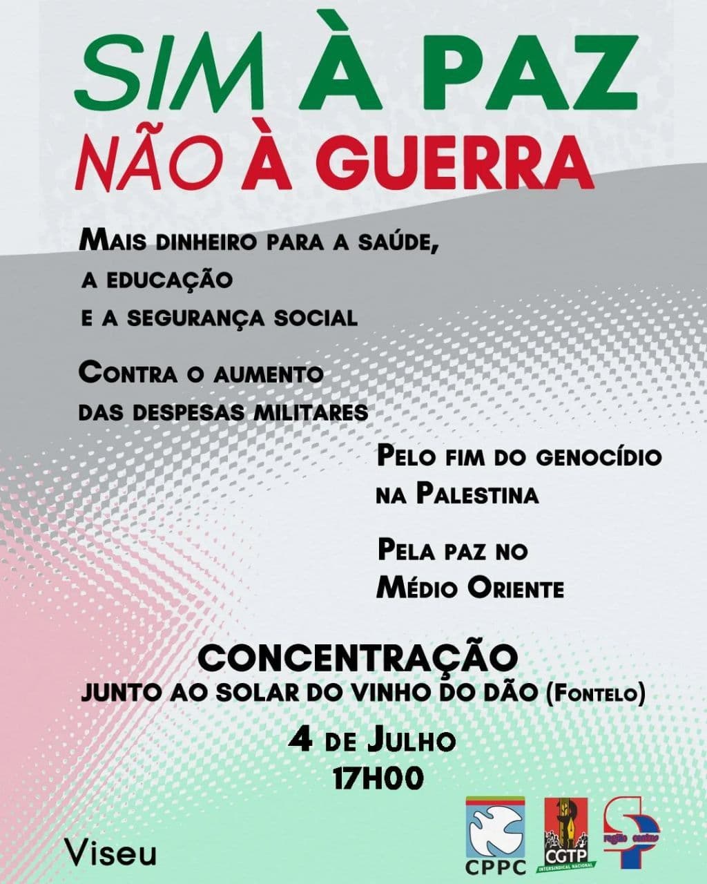 Sim à Paz!  à guerra!