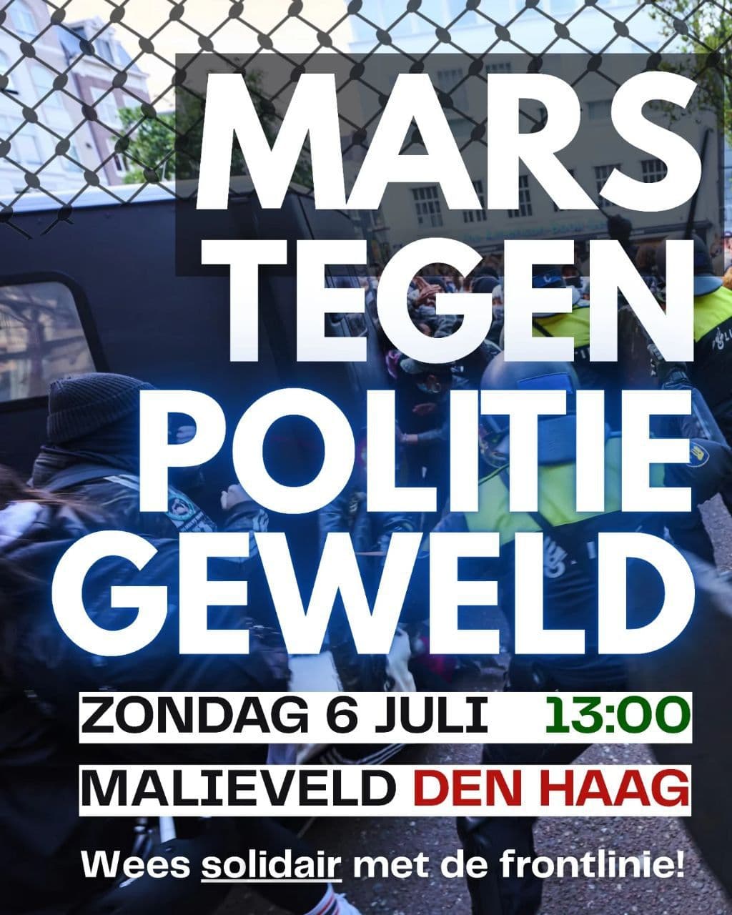MARS TEGEN POLITIE GEWELD
