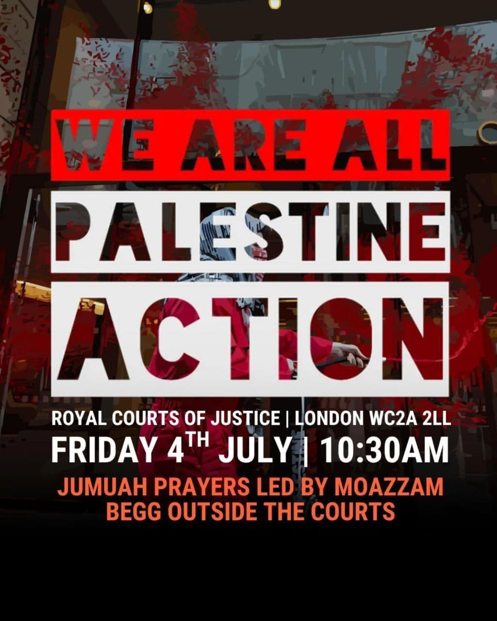 WE ARE ALL PALESTINE ACTION