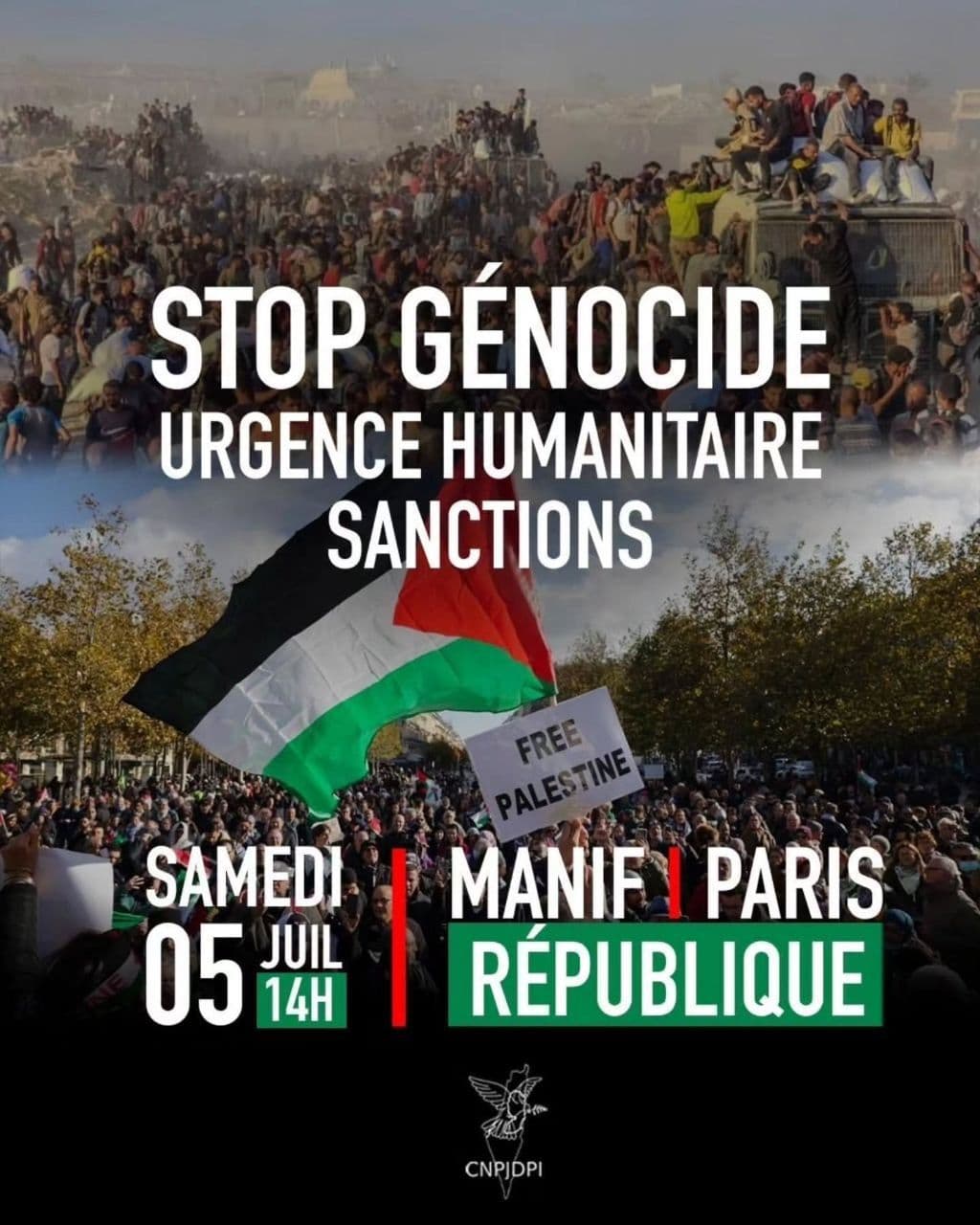 STOP GÉNOCIDE URGENCE HUMANITAIRE SANCTIONS