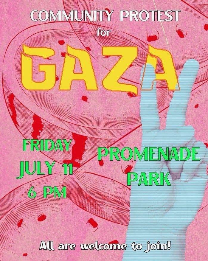 COMMUNITY PROTEST FOR GAZA