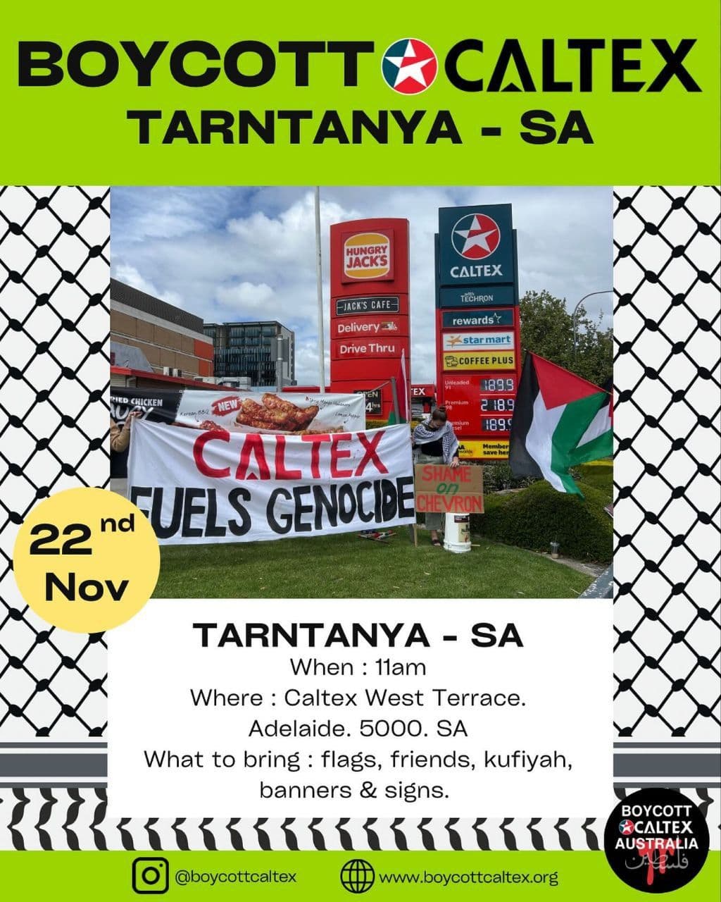 BOYCOTT CALTEX