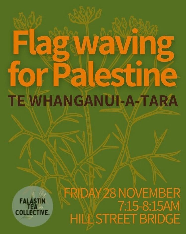Flag waving for Palestine
