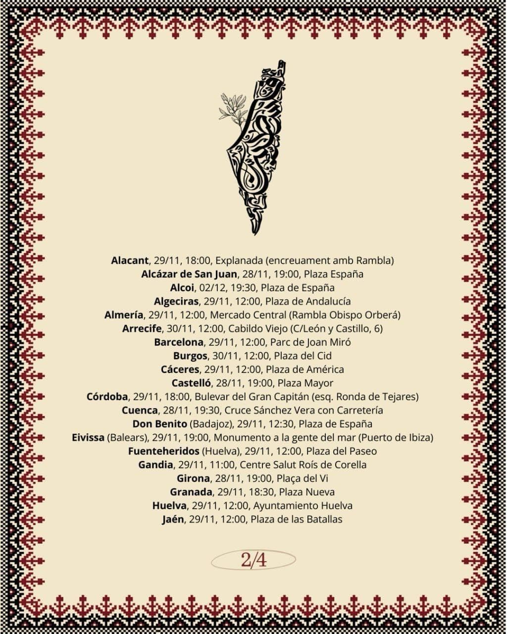 Viva Palestina libre / Cuenca