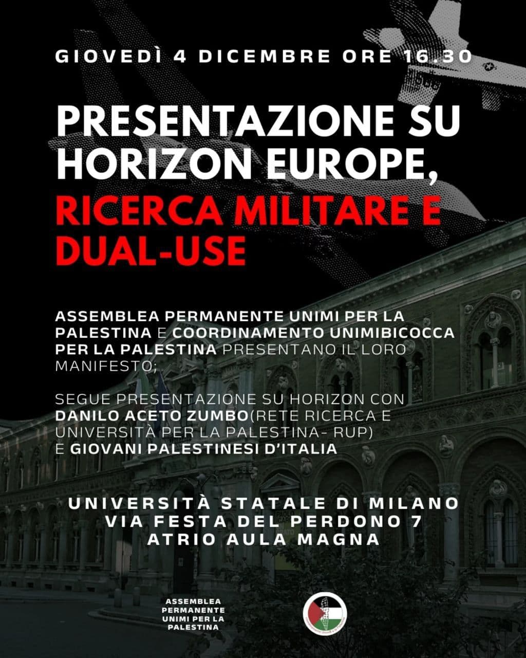 PRESENTAZIONE SU HORIZON EUROPE, RICERCA MILITARE E DUAL-USE