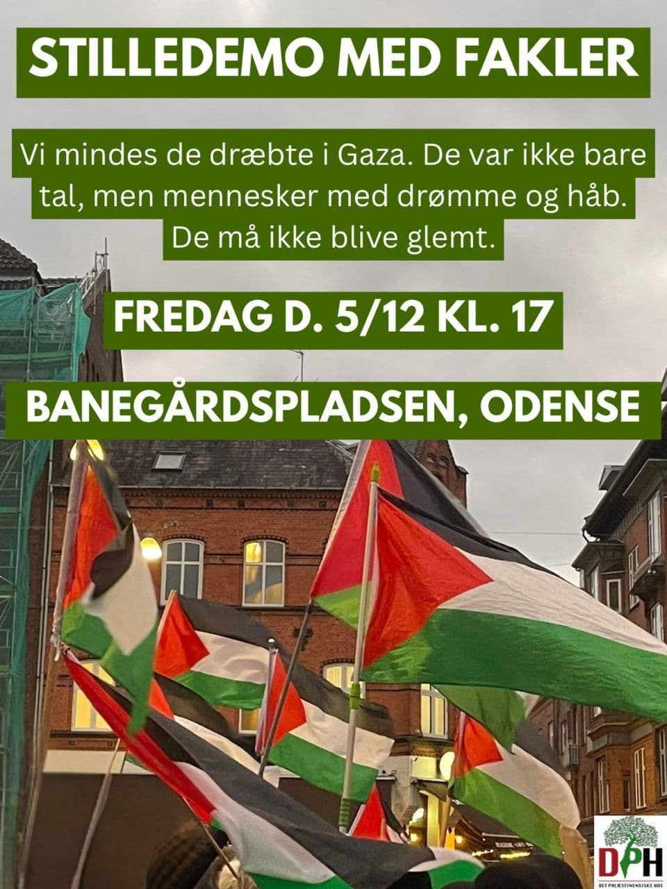 STILLEDEMO MED FAKLER