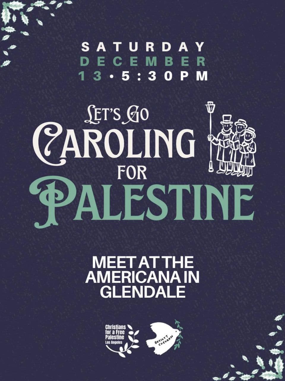 SET'S GO CAROLING For PALESTINE