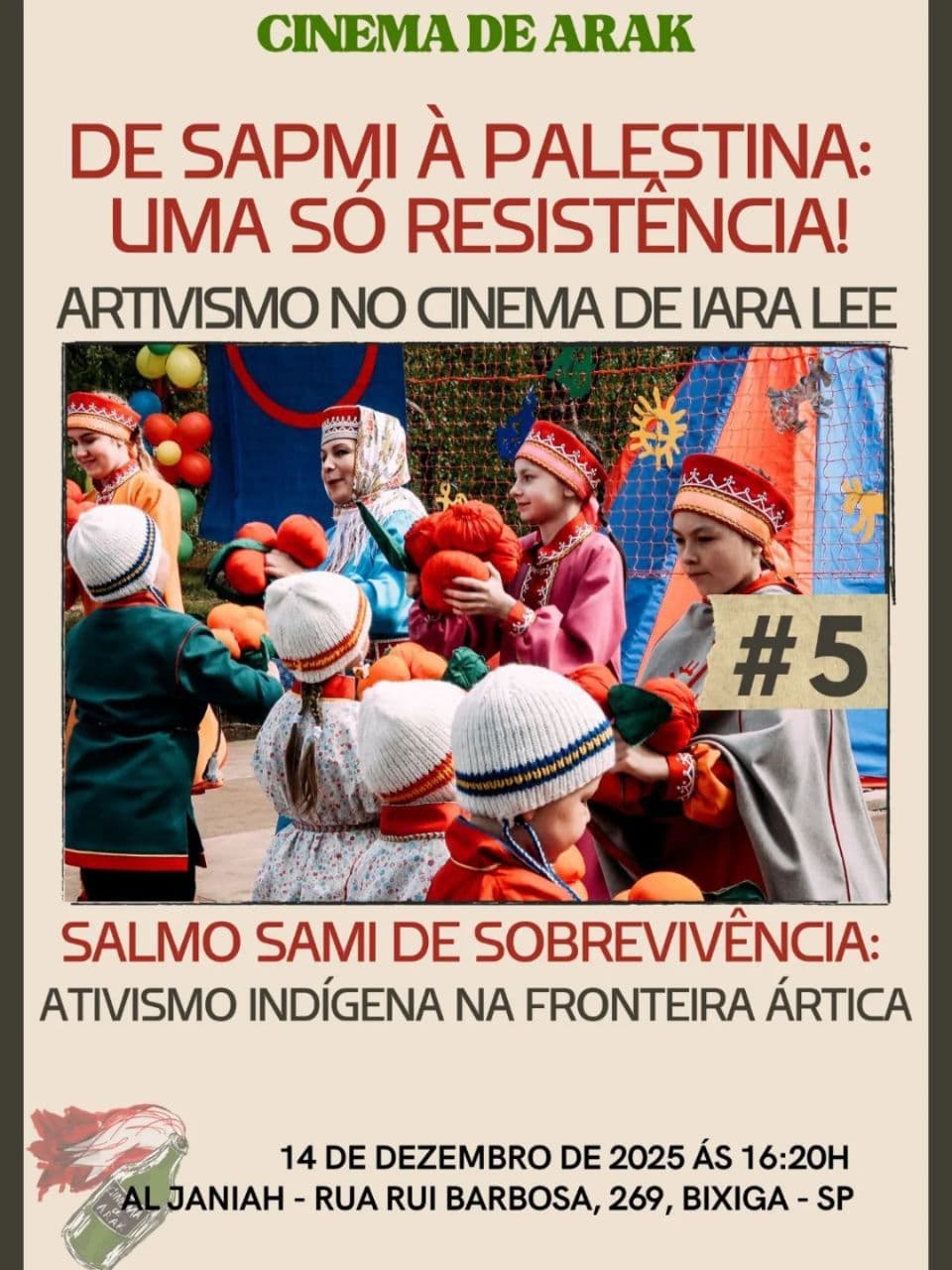 DE SAPMI À PALESTINA: UMA SO RESISTENCIA!