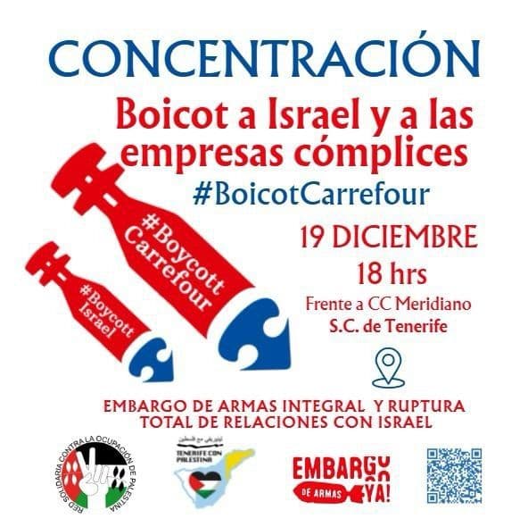 Boicot a Israel y a las empresas cómplices