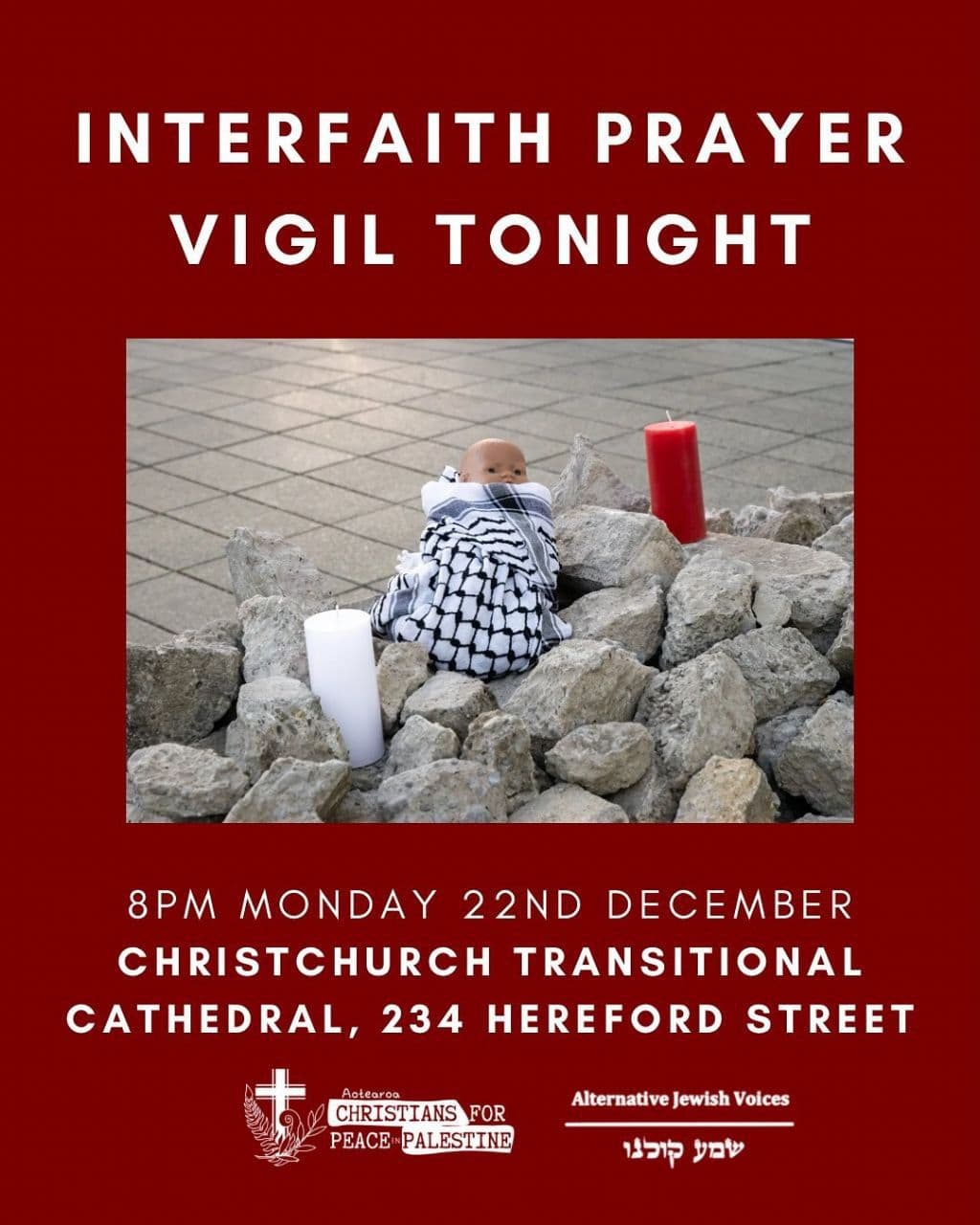INTERFAITH PRAYER VIGIL TONIGHT