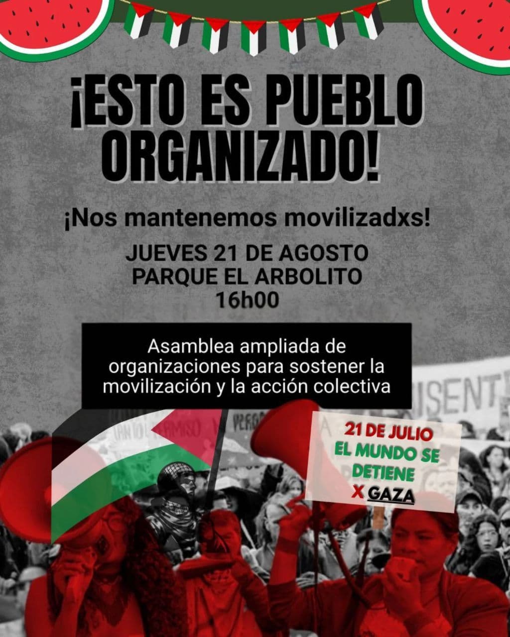 ¡ESTO ES PUEBLO ORGANIZADO!