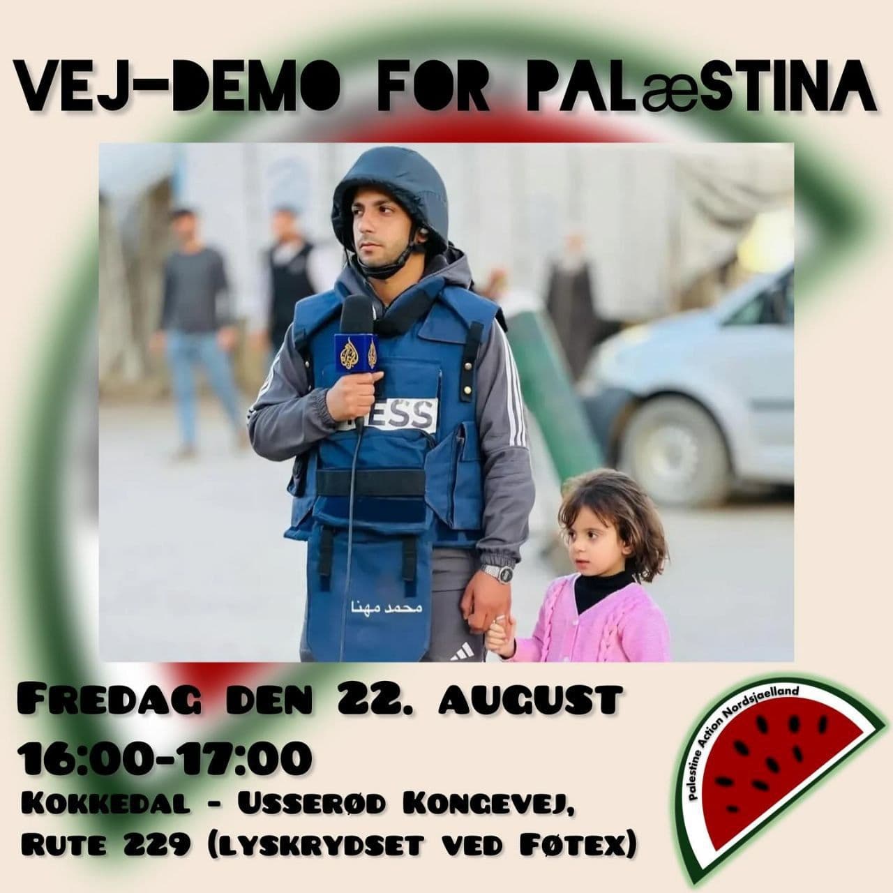 VEJ-DEMO FOR PALæSTINA