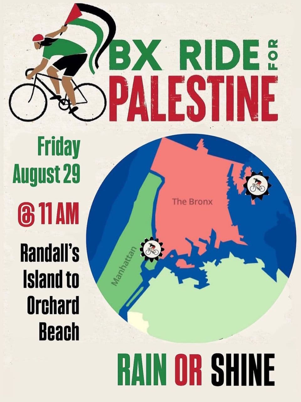 BX RIDE FOR PALESTINE