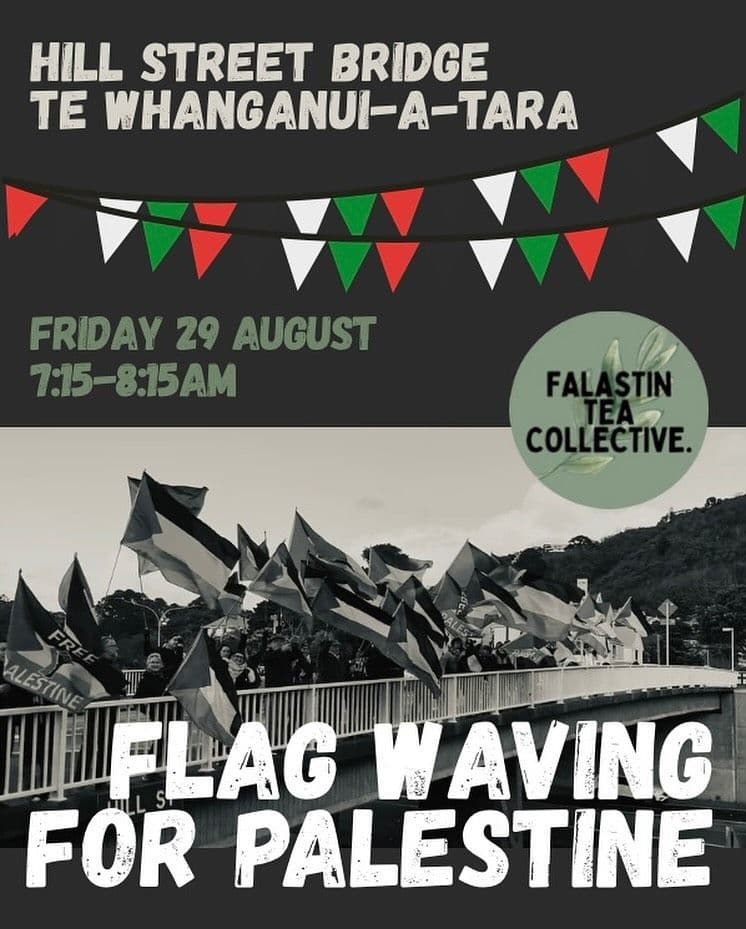FLAG WAVING FOR PALESTINE