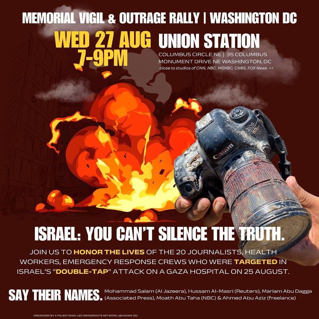 MEMORIAL VIGIL & OUTRAGE RALLY I WASHINGTON DC
