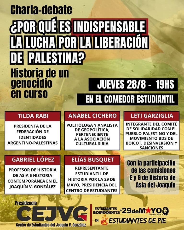 LA LUCHA POR LA LIBERACIÓN DE PALESINA?