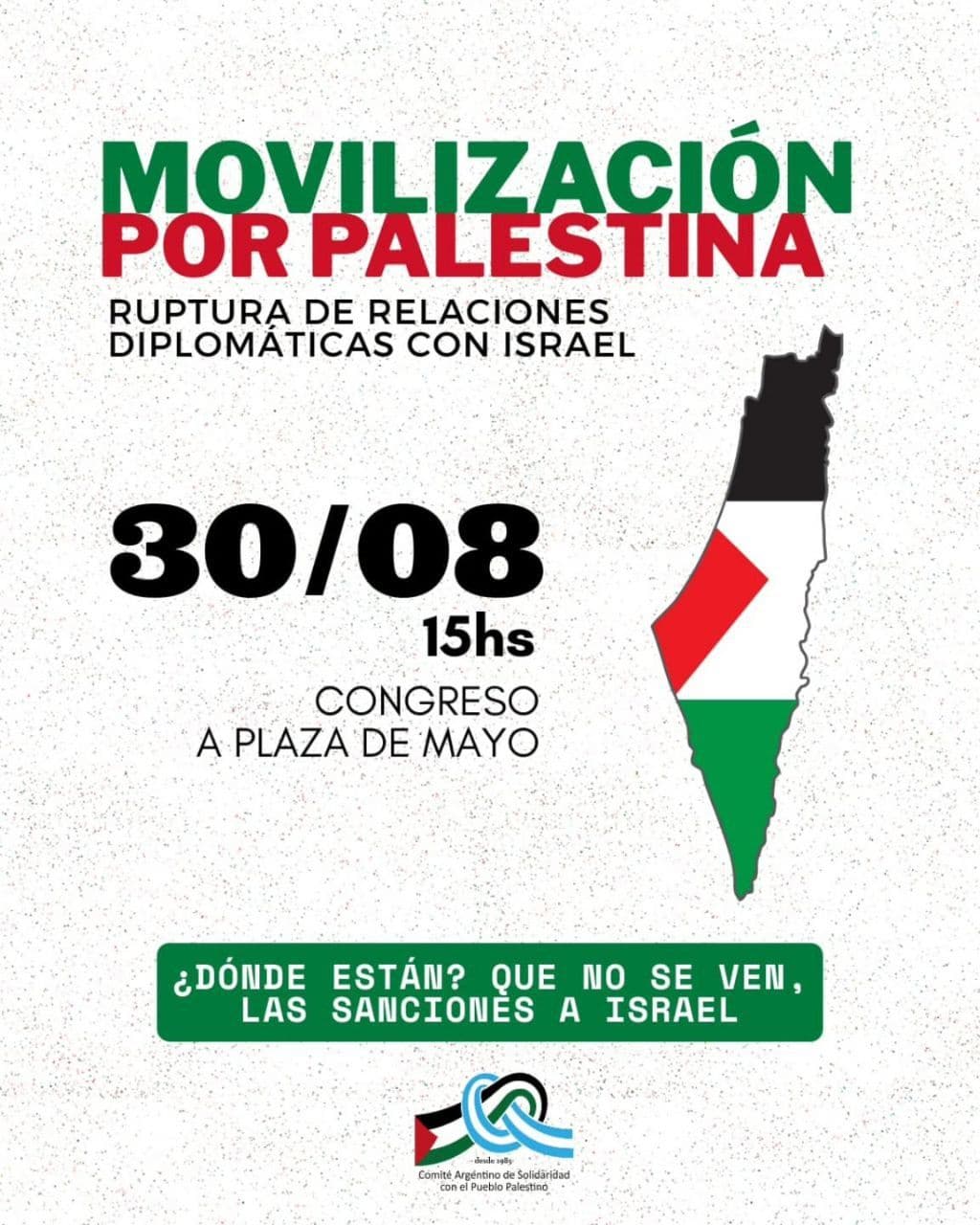 MOVILIZACIÓN POR PALESTINA