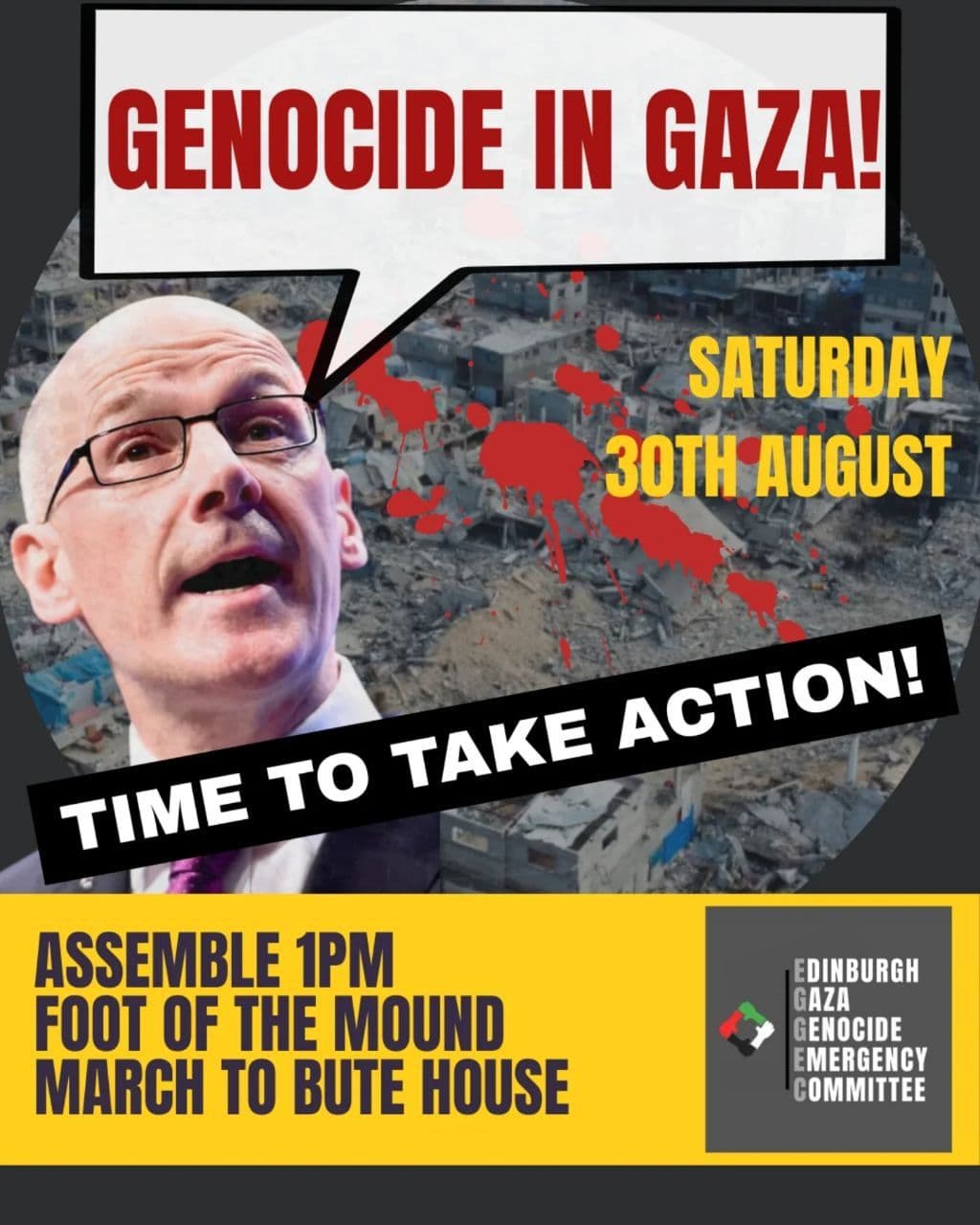 GENOCIDE IN GAZA!