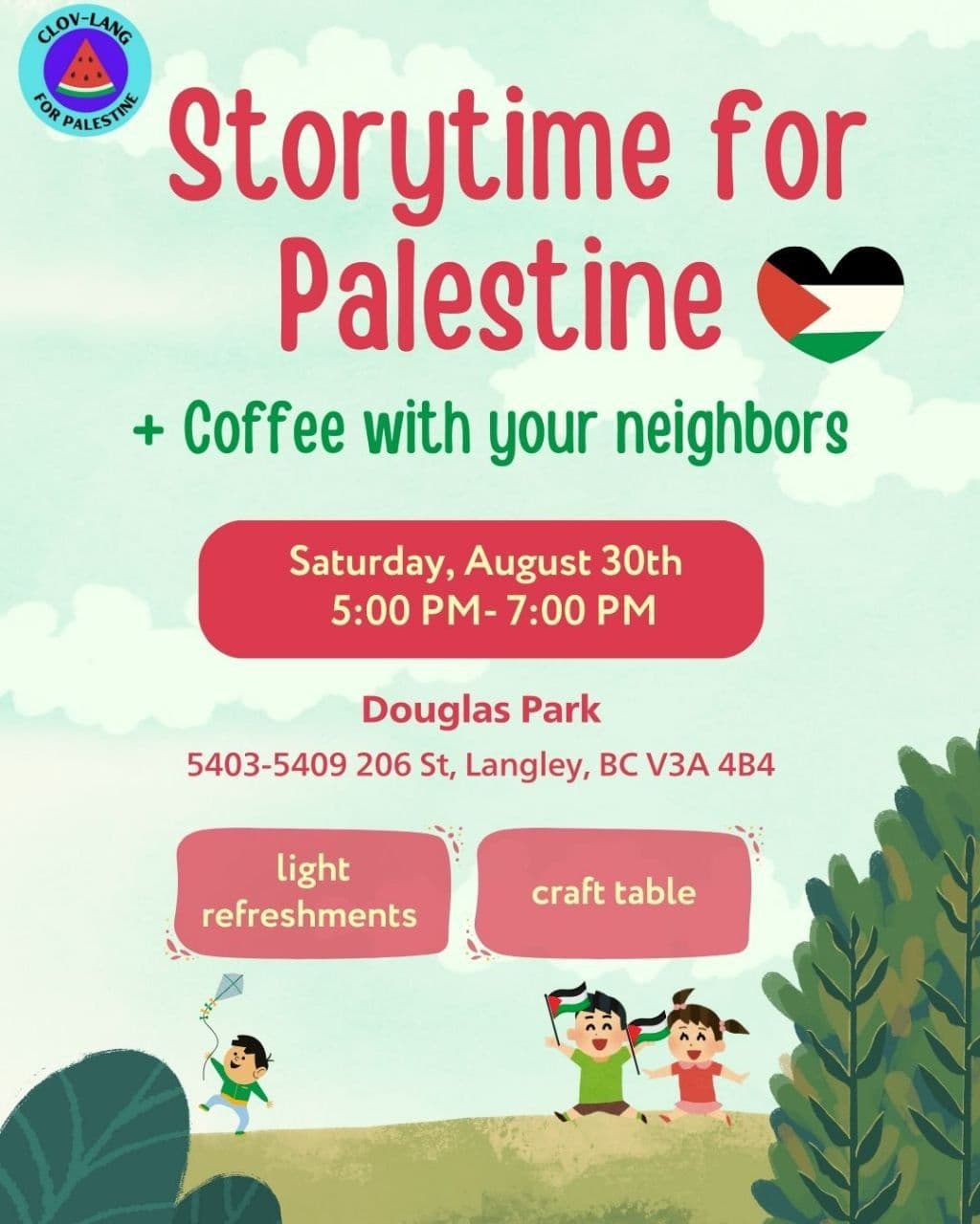 Storytime for Palestine