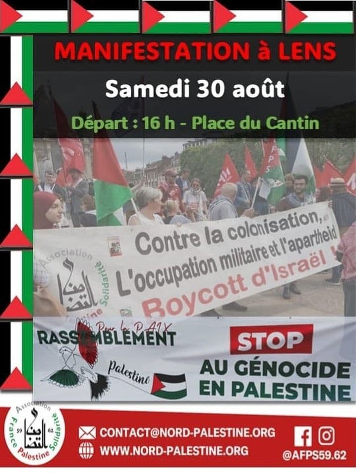 MANIFESTATION à LENS
