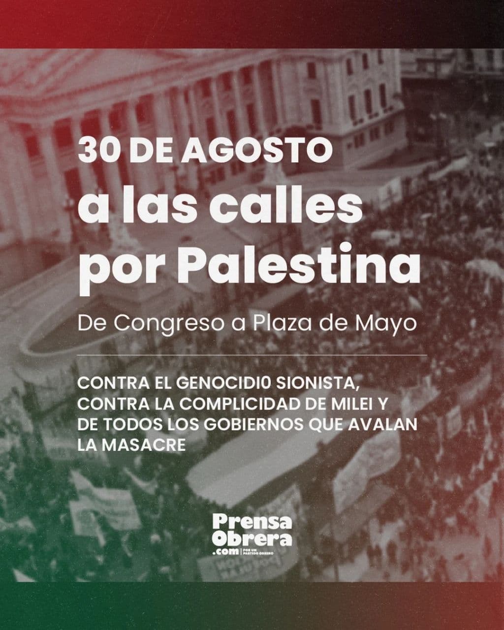 a las calles por Palestina
