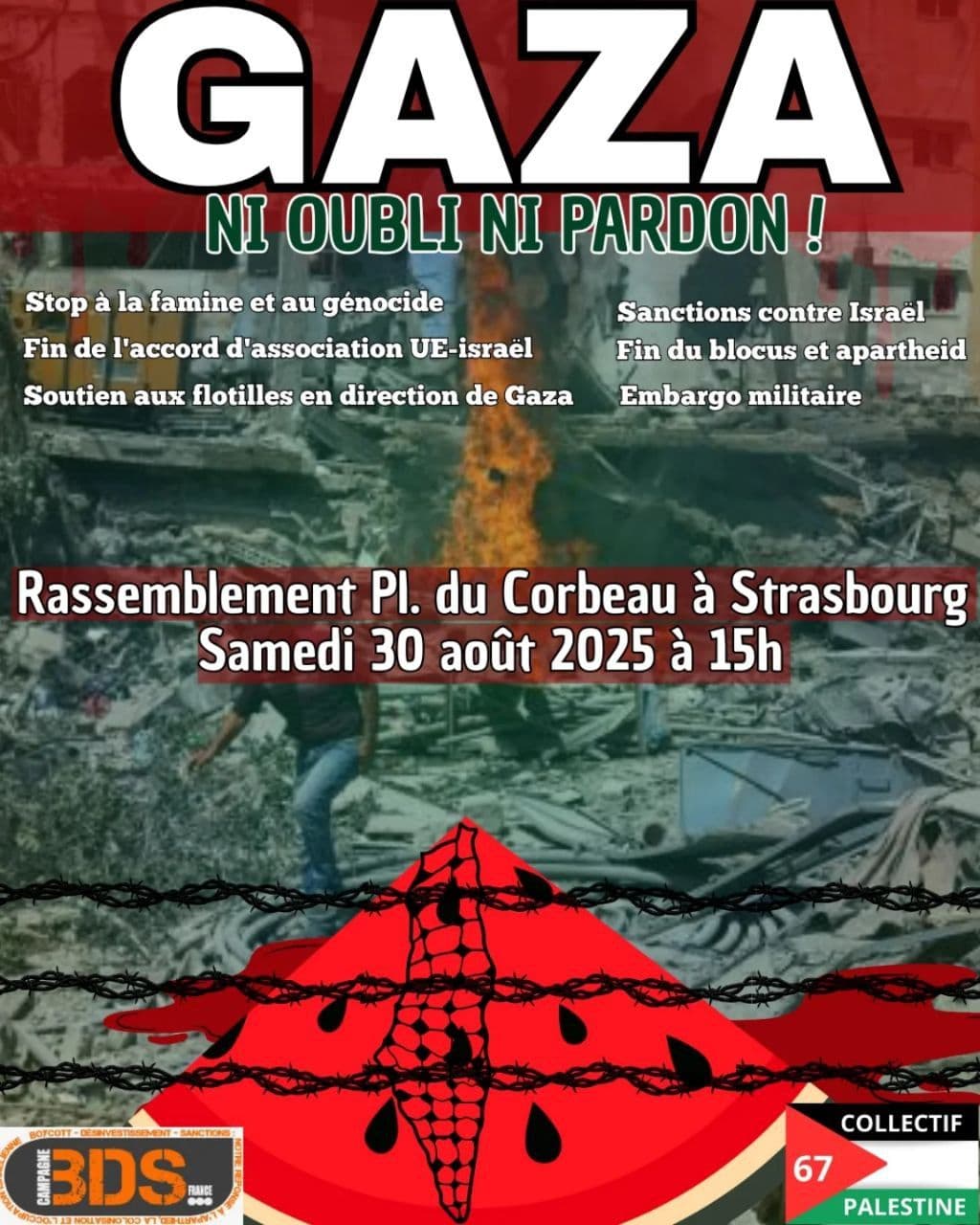 GAZA NI OUBLI NI PARDON!