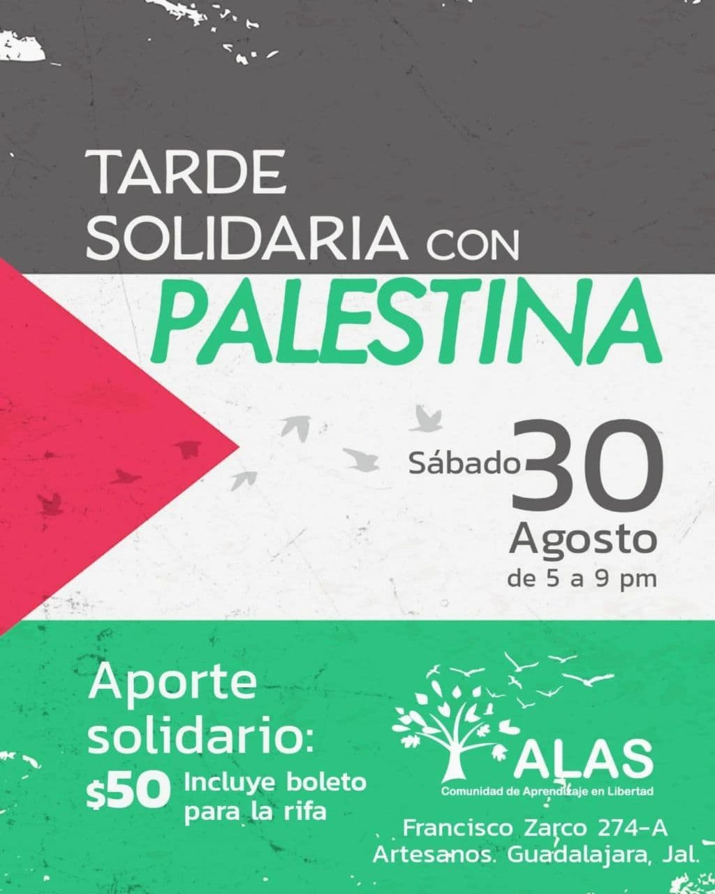 TARDE SOLIDARIA CON PALESTINA