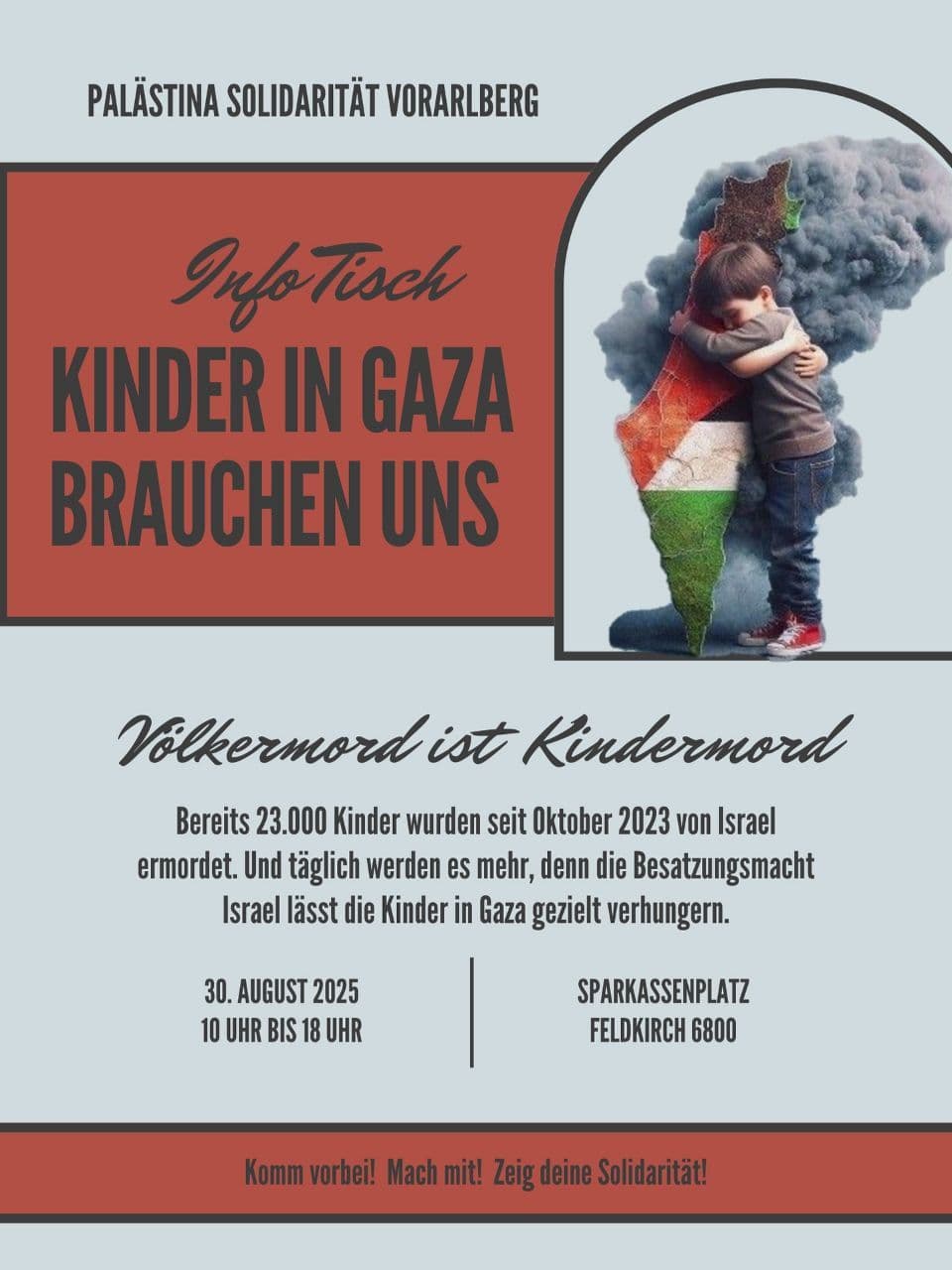 KINDER IN GAZA BRAUCHEN UNS
