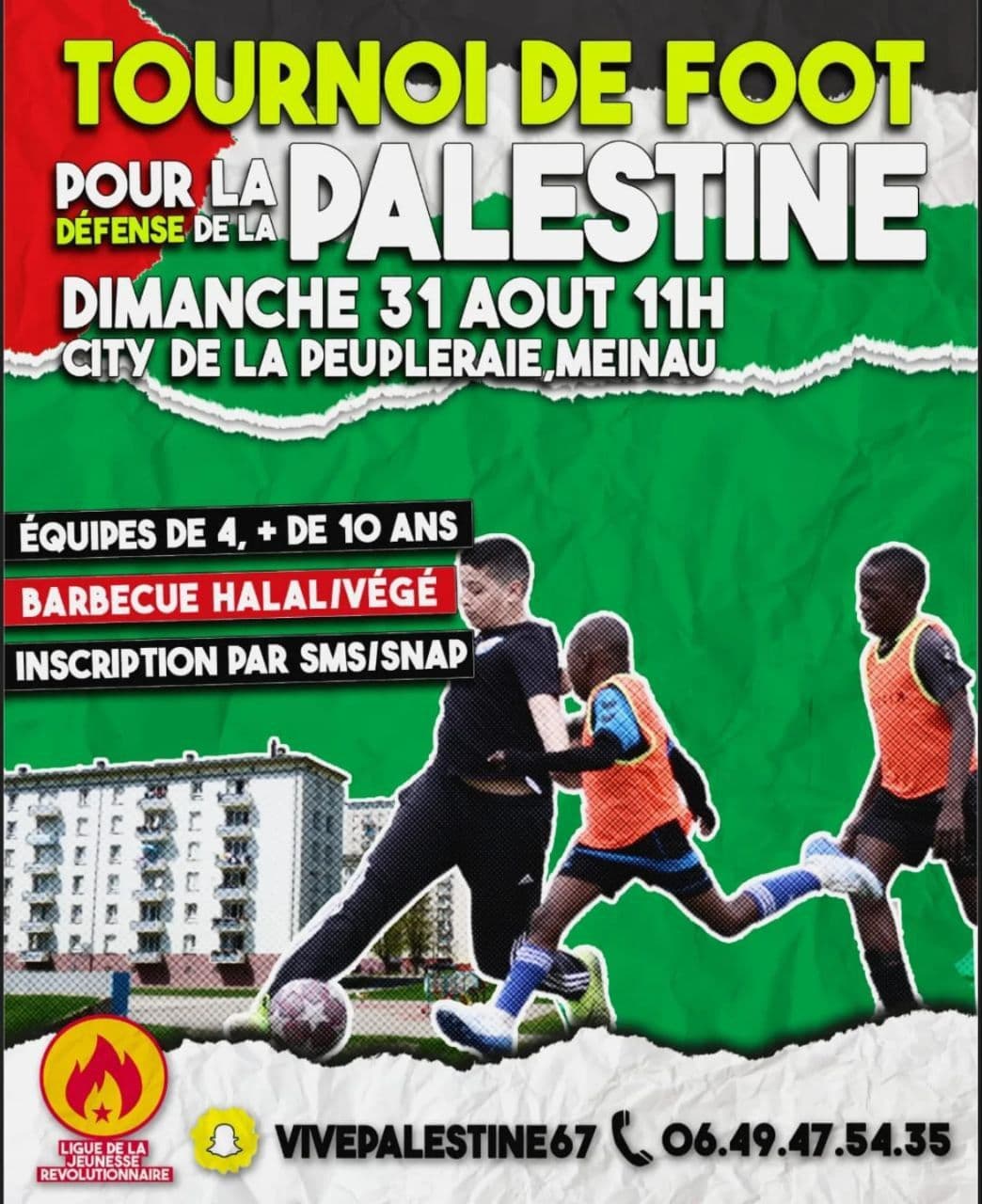 TOURNOI DE FOOT PALESTINE