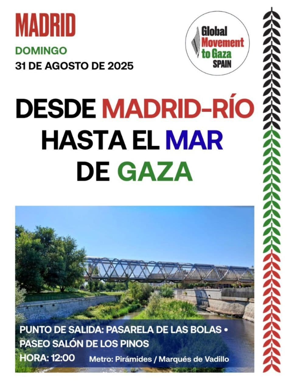 DESDE MADRID-RÍO HASTA EL MAR DE GAZA