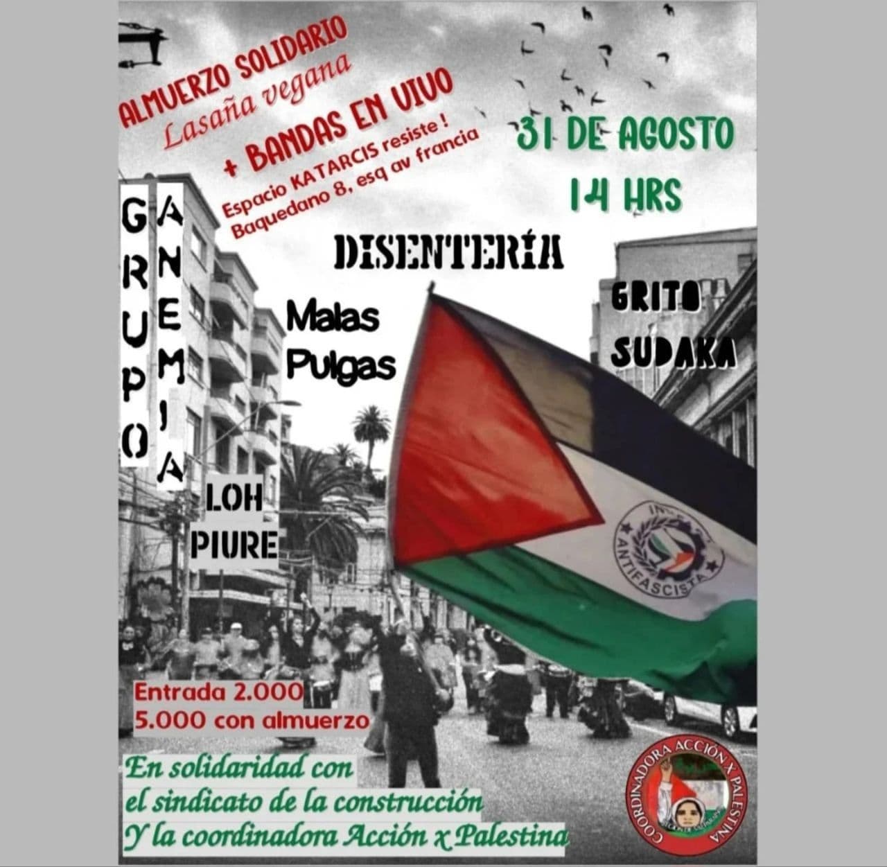 MARCHA DEL HAMBRE EN GAZA