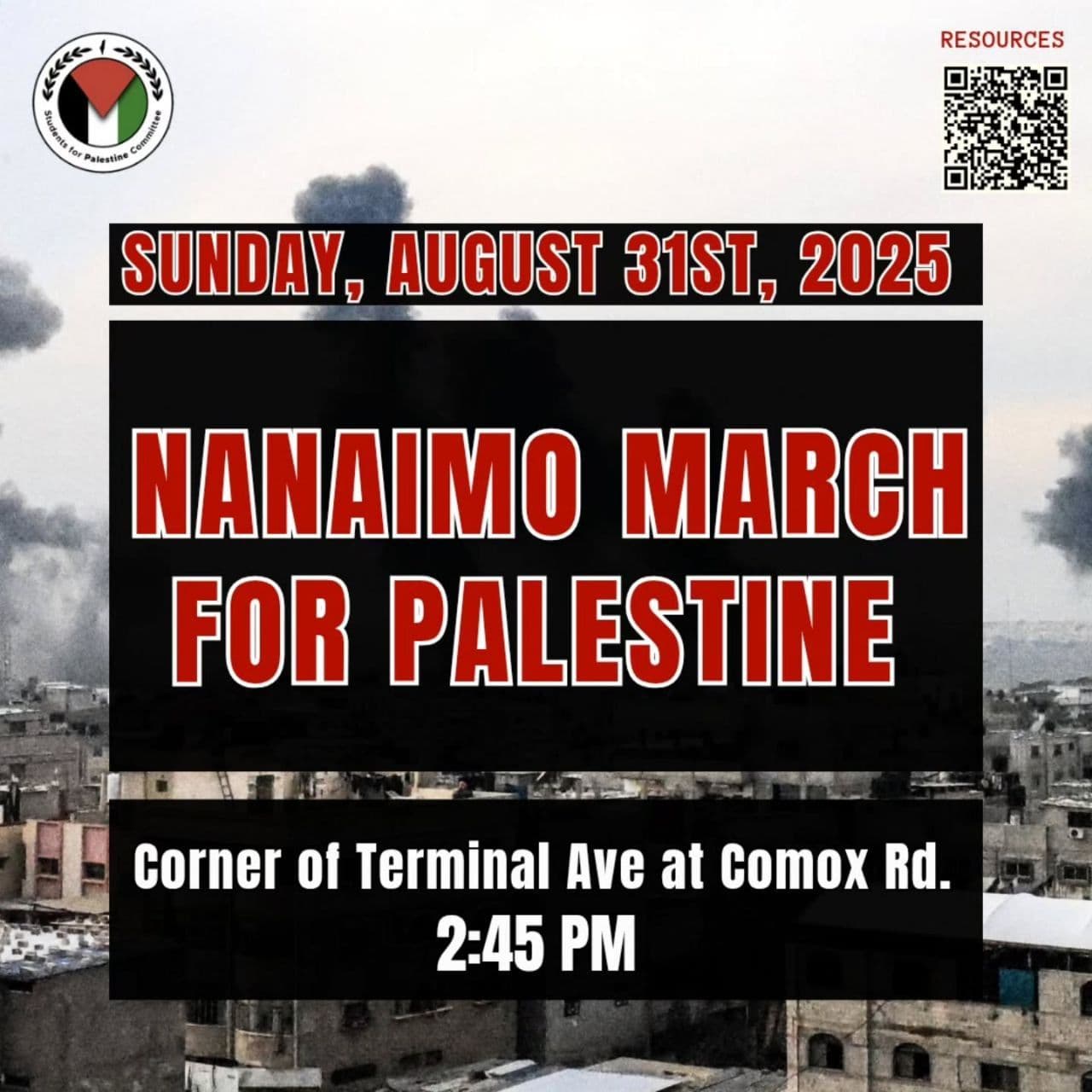 NANAIMO MARCH FOR PALESTINE