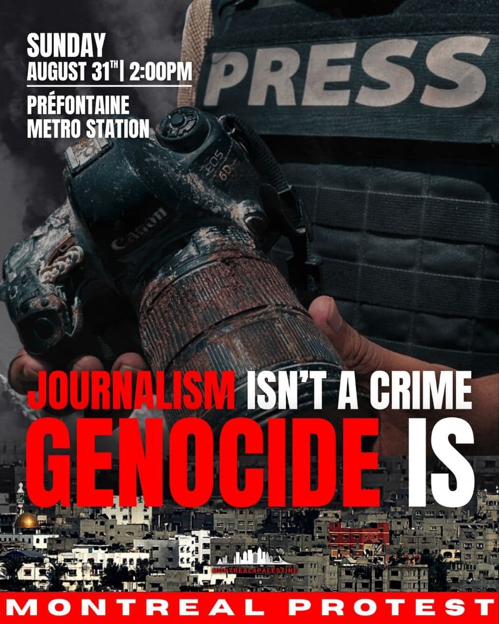 JOURNALISN ISN'T A CRIME GENOCIDE IS