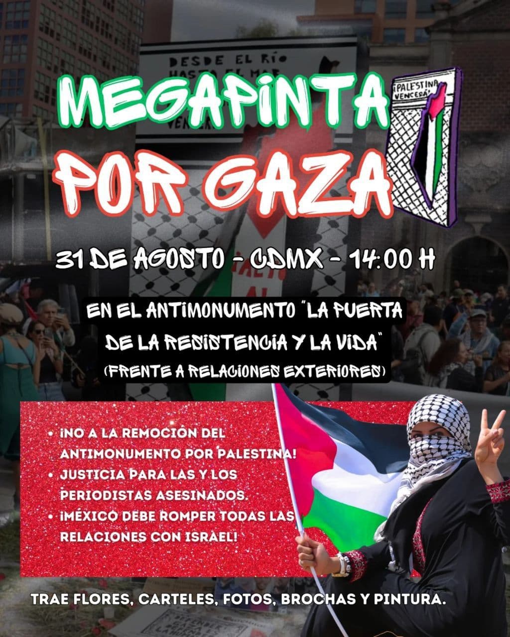 MEGAPINTA POR GAZA