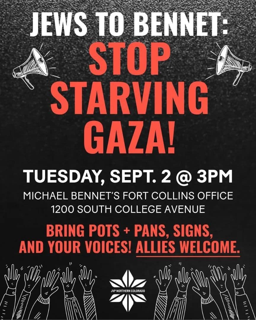 JEWS TO BENNET: STOP STARVING GAZA!