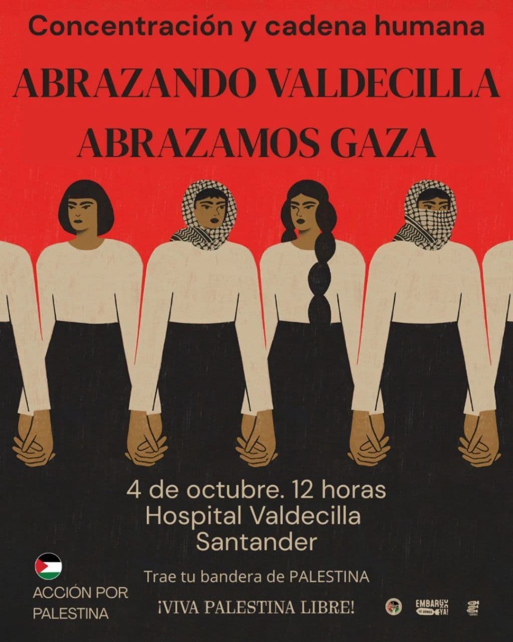 ABRAZANDO VALDECILLA ABRAZAMOS GAZA