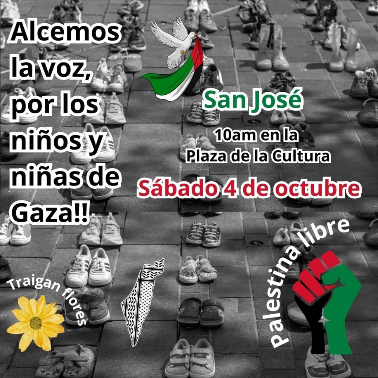 Alcemos la voz, por los niños y niñas de Gaza!!
