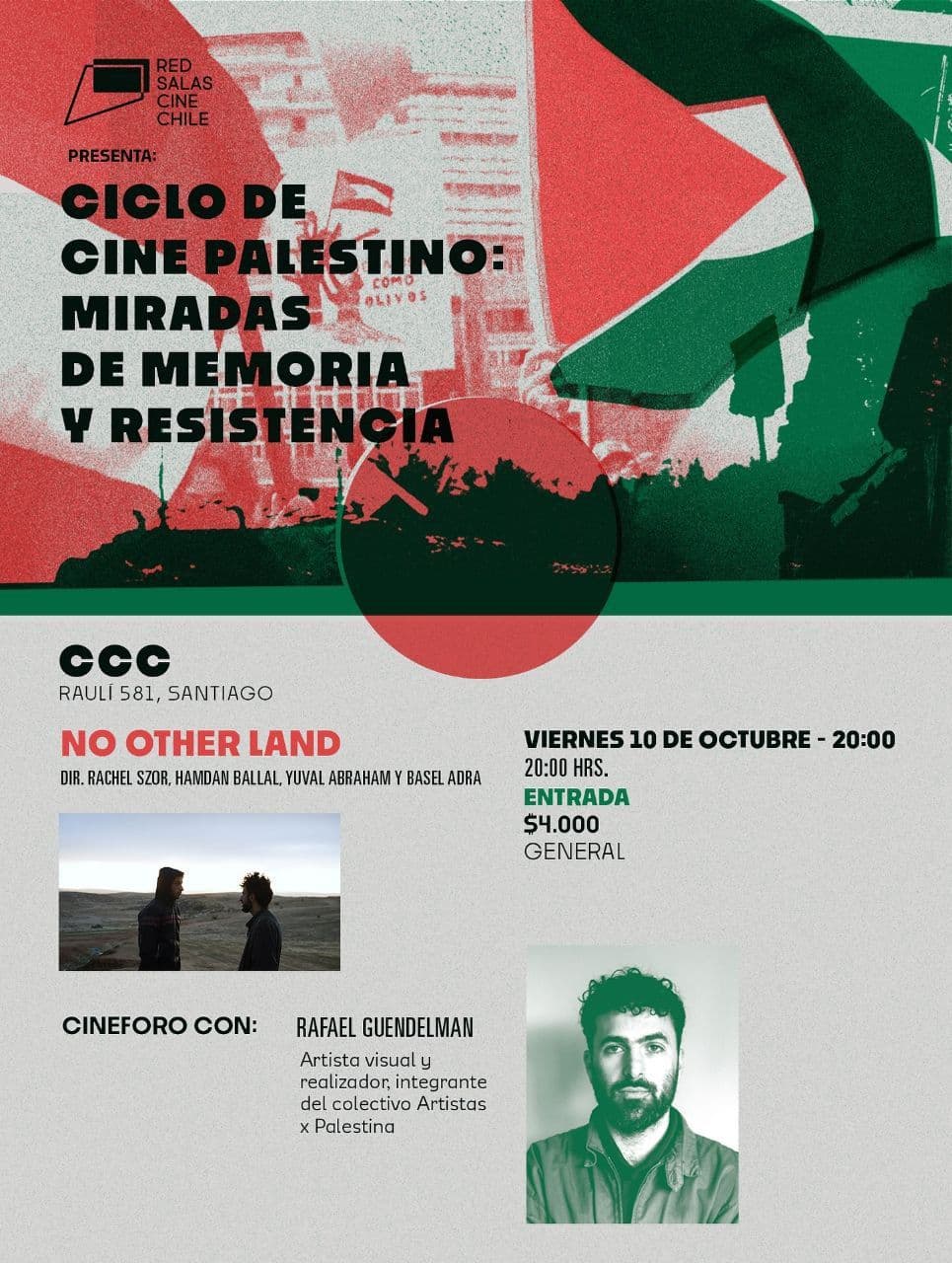 CICLO DE CINE PALESTINO: MIRADAS OLIYOS DE MEMORIA Y RESISTENCIA