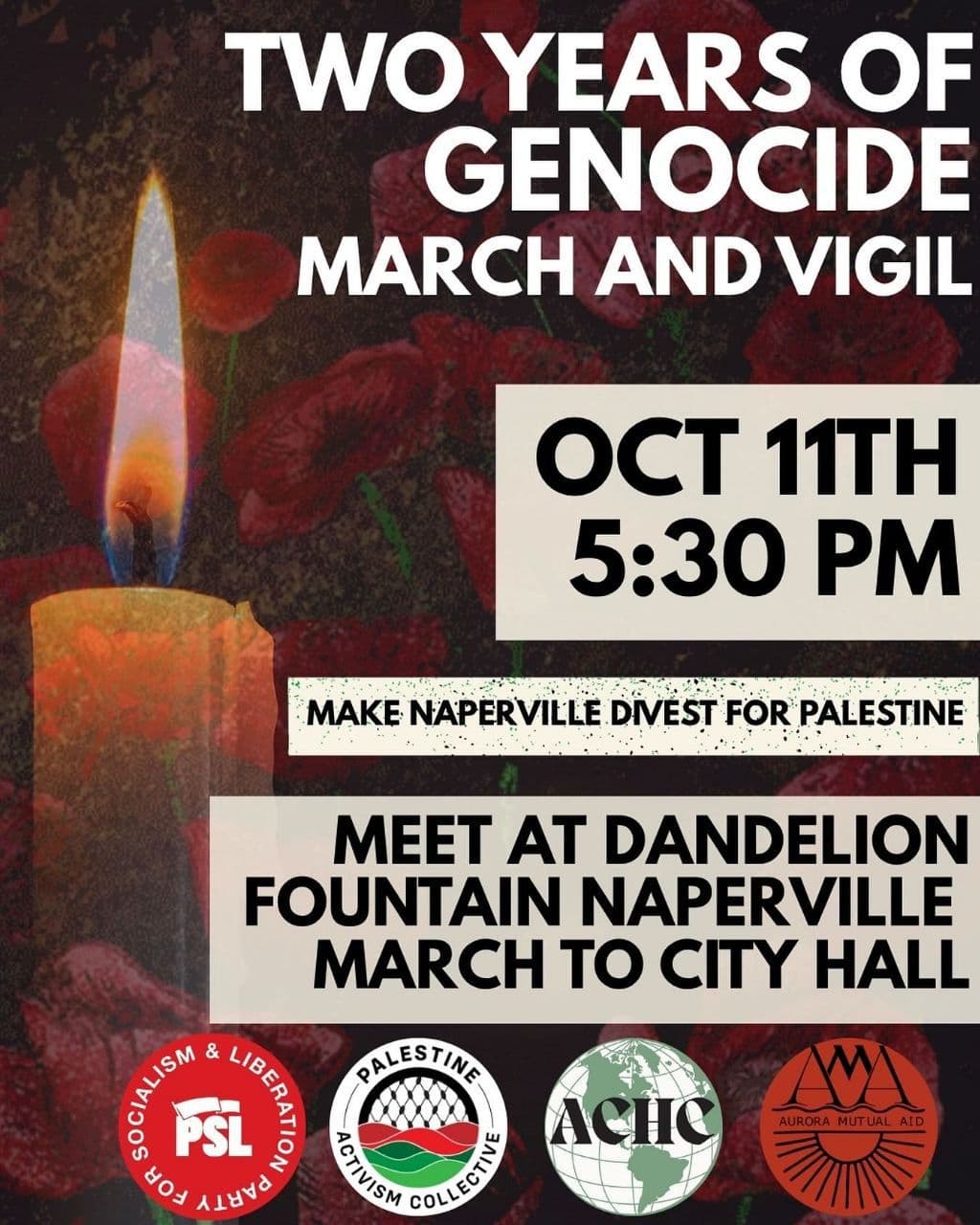 TWO YEARS OF GENOCIDE: MARCH & VIGIL