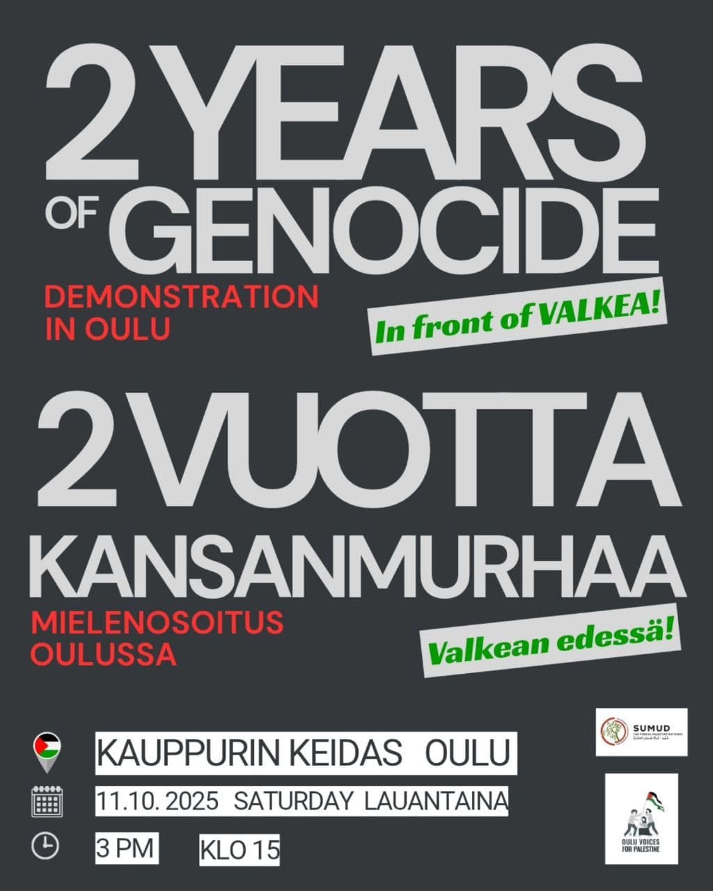 2 YEARS OF GENOCIDE