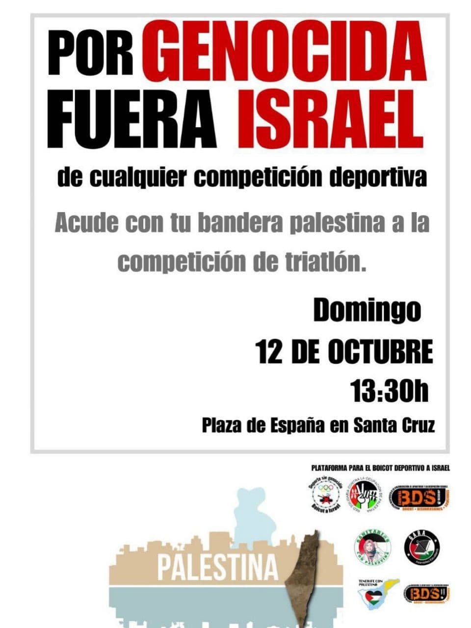 POR GENOCIDA FUERA ISRAEL