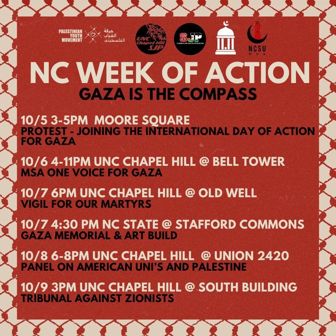 NC WEEK OF ACTION / SOUTH BUILDING